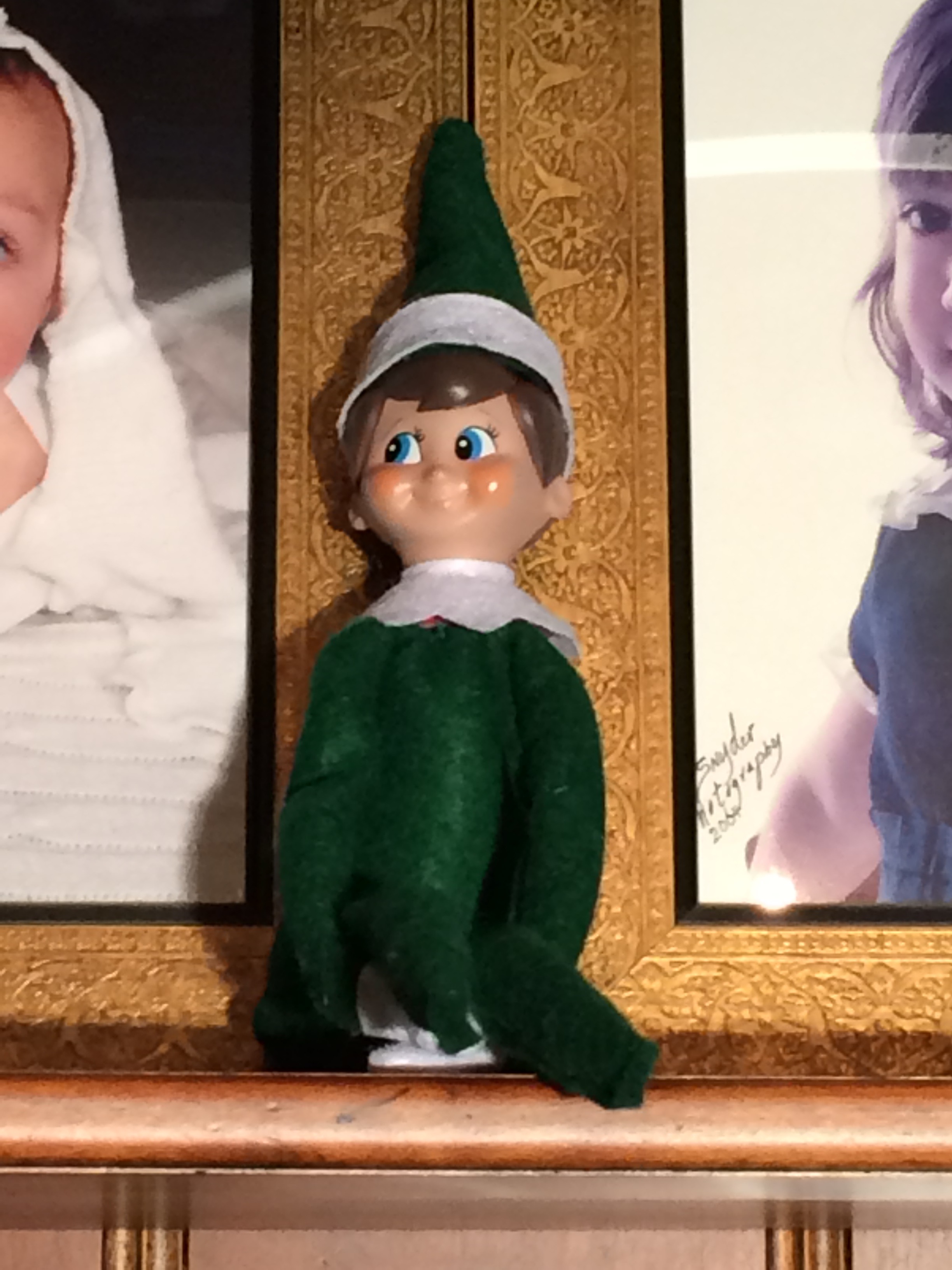 green elf on the shelf doll